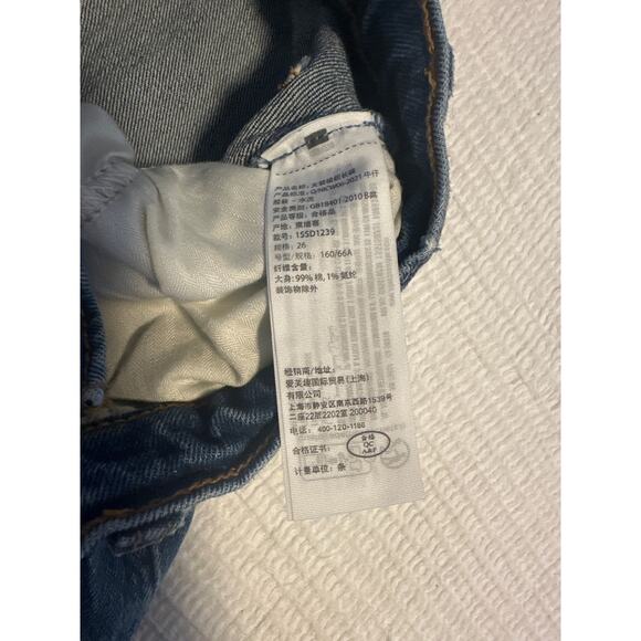 Abercrombie & Fitch The '90s Straight Vera High Rise 26/2 Curve Love like new - Picture 5 of 5